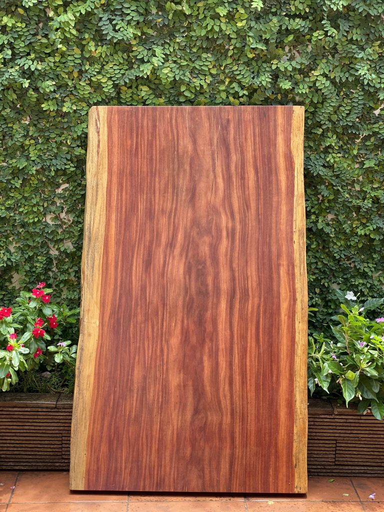 bàn gỗ cẩm hồng nguyên khối 1m49