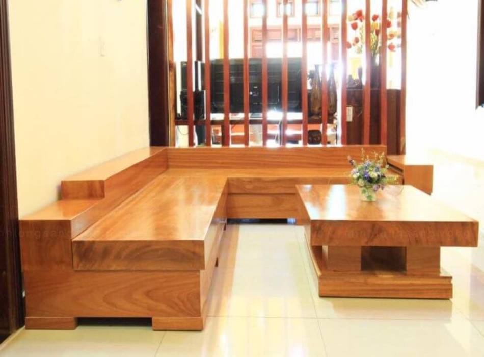 Kích thước sofa gỗ nguyên khối tiêu chuẩn bao nhiêu ?