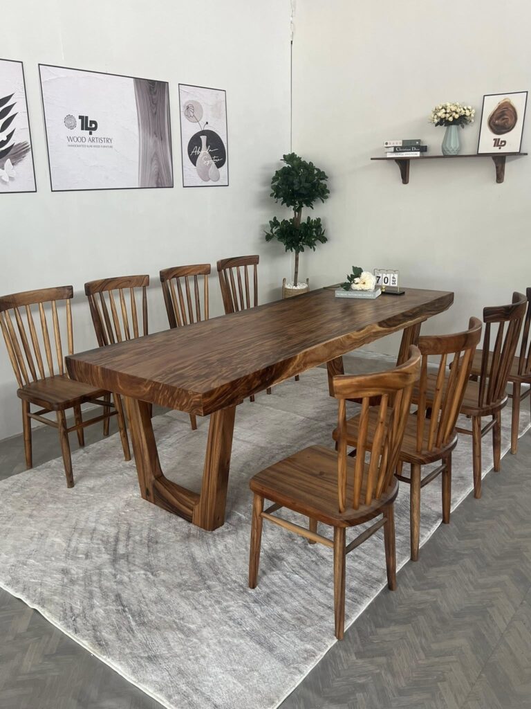 Ghế 7 Nan Gỗ Me Tây