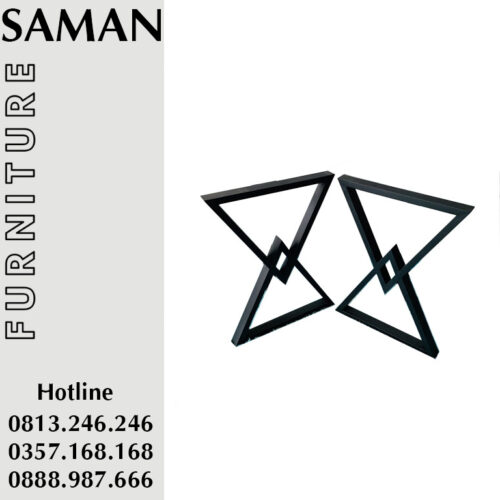 Chân Sắt Hộp Tam Giác