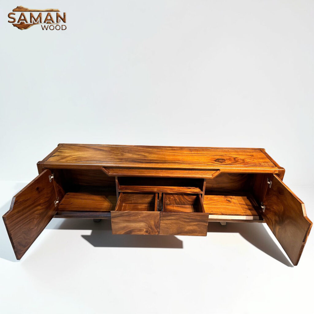 Kệ Tủ Tivi Gỗ Tự Nhiên Me Tây