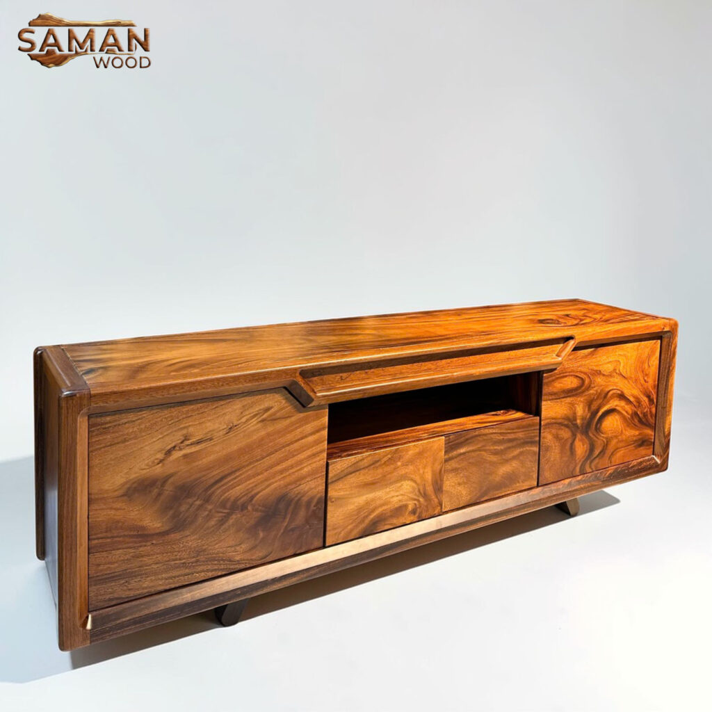 Kệ Tủ Tivi Gỗ Tự Nhiên Me Tây