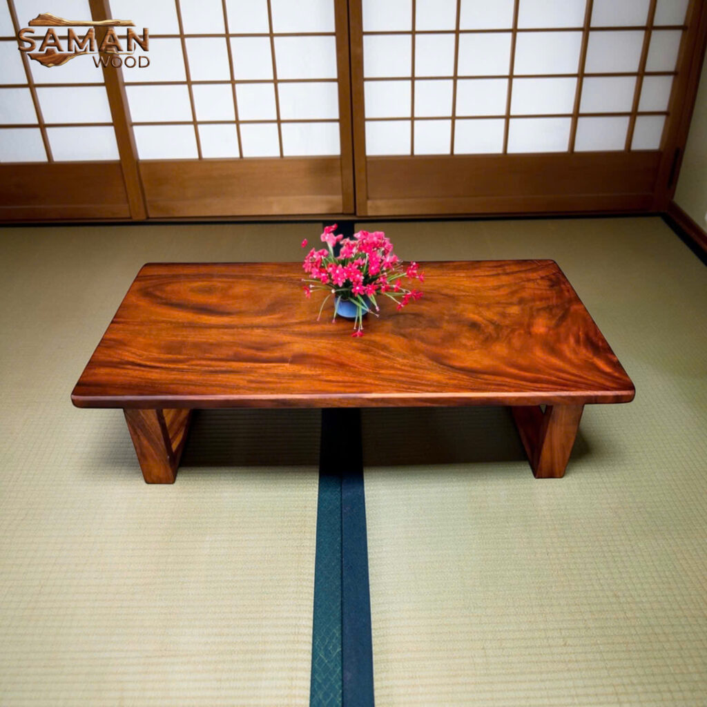 Bàn Trà Đạo Nhật - Bàn Trà Ngồi Bệt Gỗ Tự Nhiên