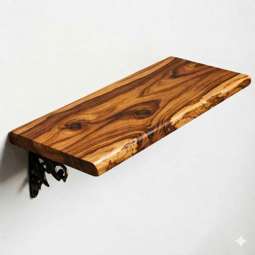 Kệ Treo Tường Gỗ Me Tây Tự Nhiên