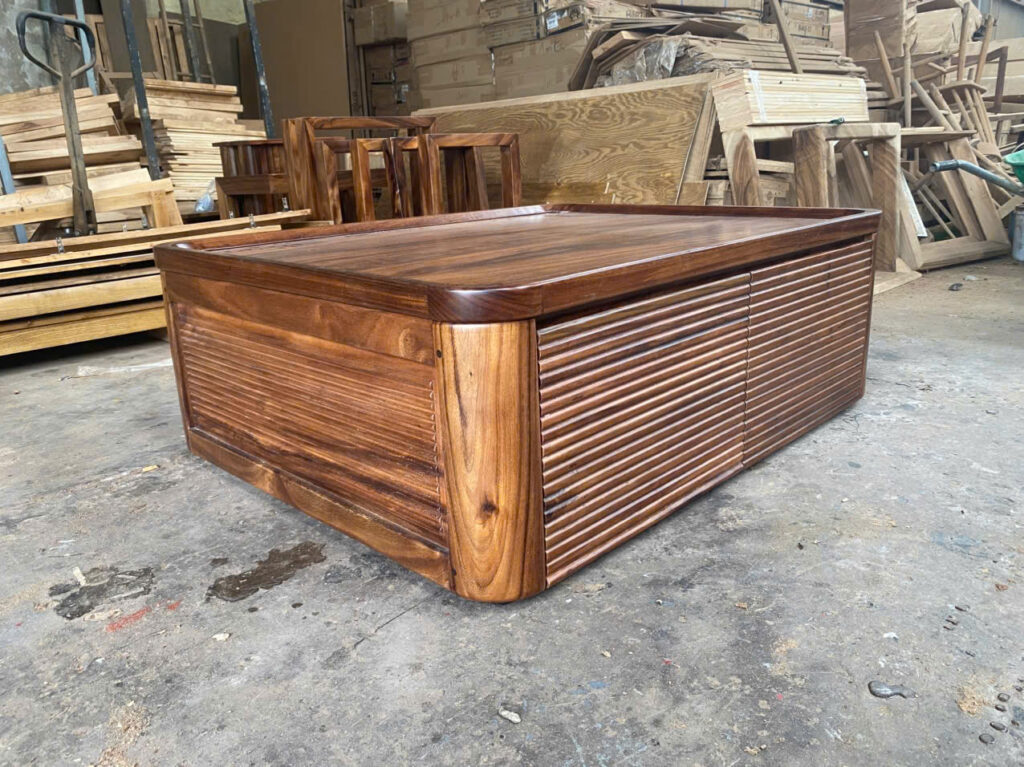 Bàn Sofa Phòng Khách Gỗ Tự Nhiên Me Tây