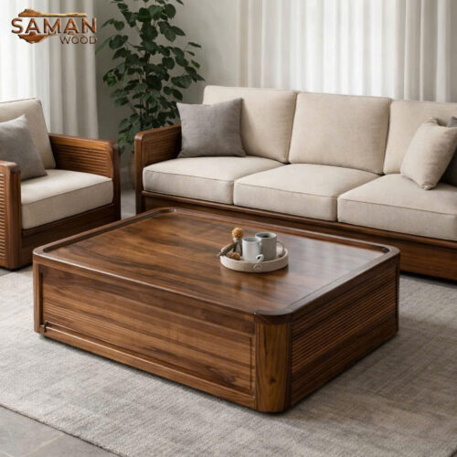 Bàn Sofa Phòng Khách Gỗ Tự Nhiên Me Tây