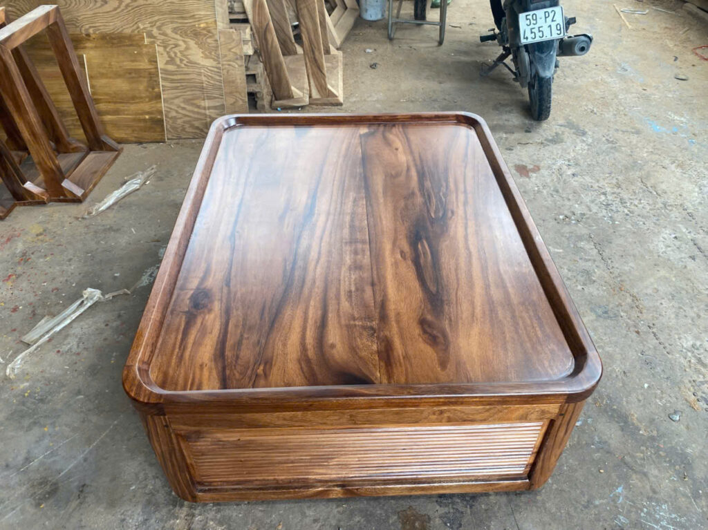 Bàn Sofa Phòng Khách Gỗ Tự Nhiên Me Tây