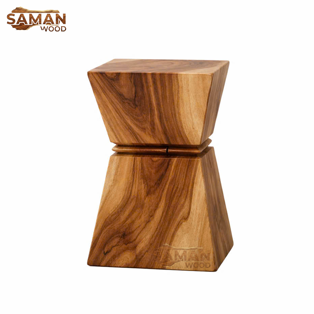 ĐÔN GỖ ME TÂY NGUYÊN KHỐI – DÁNG KHỐI HÌNH HỌC (GEOMETRIC / DOUBLE TRAPEZOID)