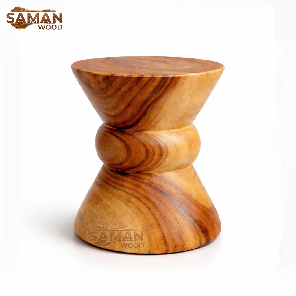 ĐÔN GỖ ME TÂY NGUYÊN KHỐI – DÁNG TIỆN EO BO LÕM (SPOOL DESIGN)