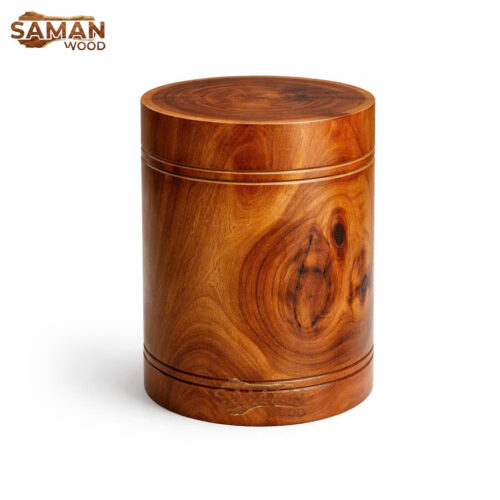 ĐÔN GỖ ME TÂY NGUYÊN KHỐI – DÁNG TRỤ TRÒN TỐI GIẢN (CYLINDER MINIMAL)