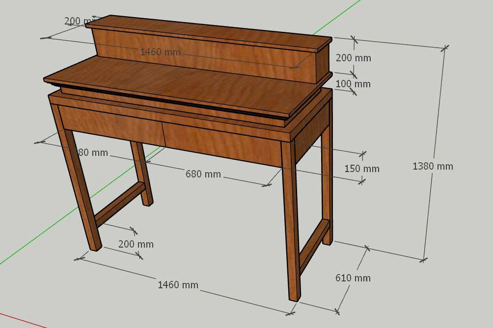 Tủ Thờ Gỗ Tự Nhiên Me Tây Hiện Đại 1500mm