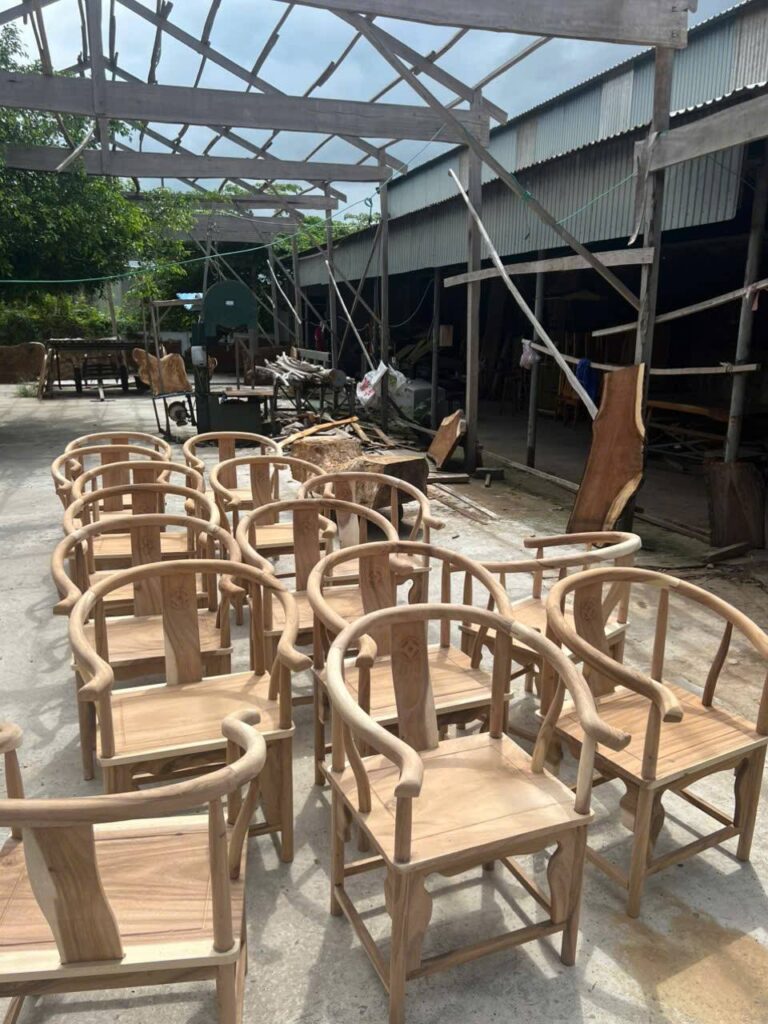Ghế Minh Đế Vòng (Ming Chair) - Gỗ Tự Nhiên Me Tây